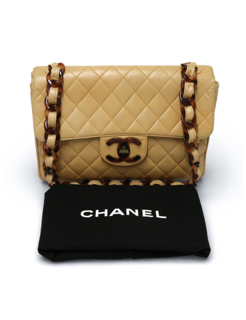 Vintage sac Chanel beige