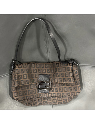 Sac Fendi baguette monogramme marron