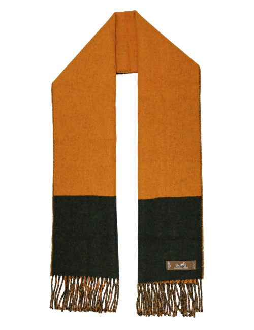 Echarpe HERMES cachemire bicolore