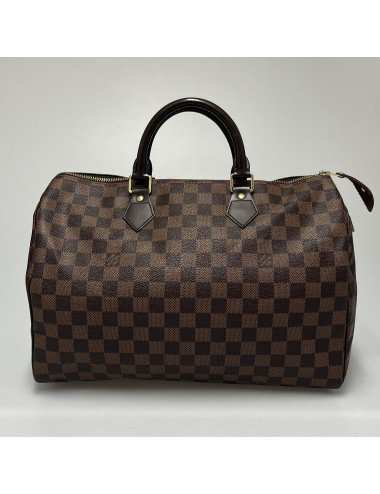 Speedy 35 Louis Vuitton Toile damier ébène 2