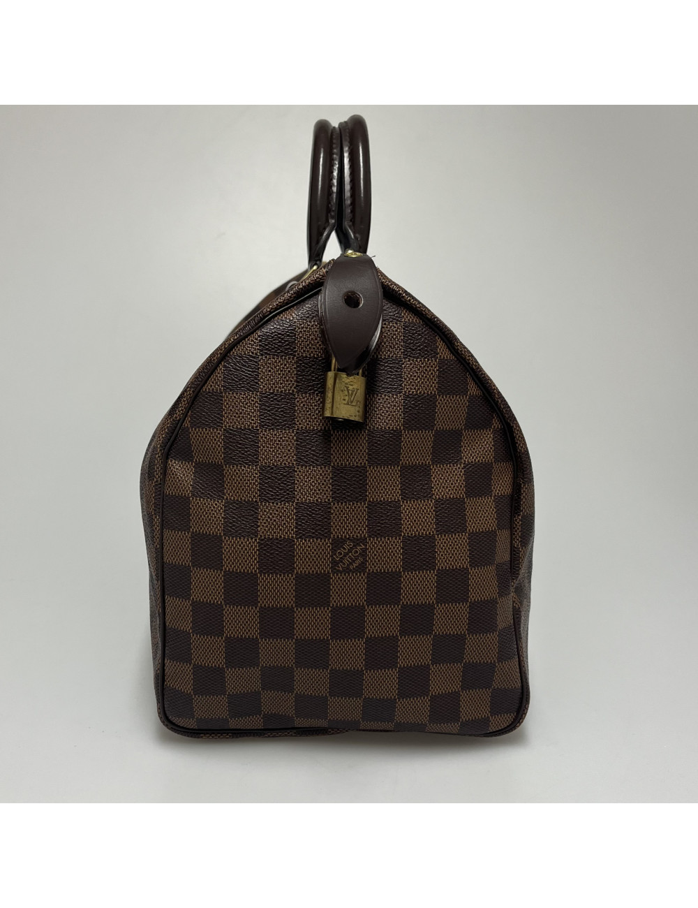 Speedy 35 Louis Vuitton Toile damier ébène