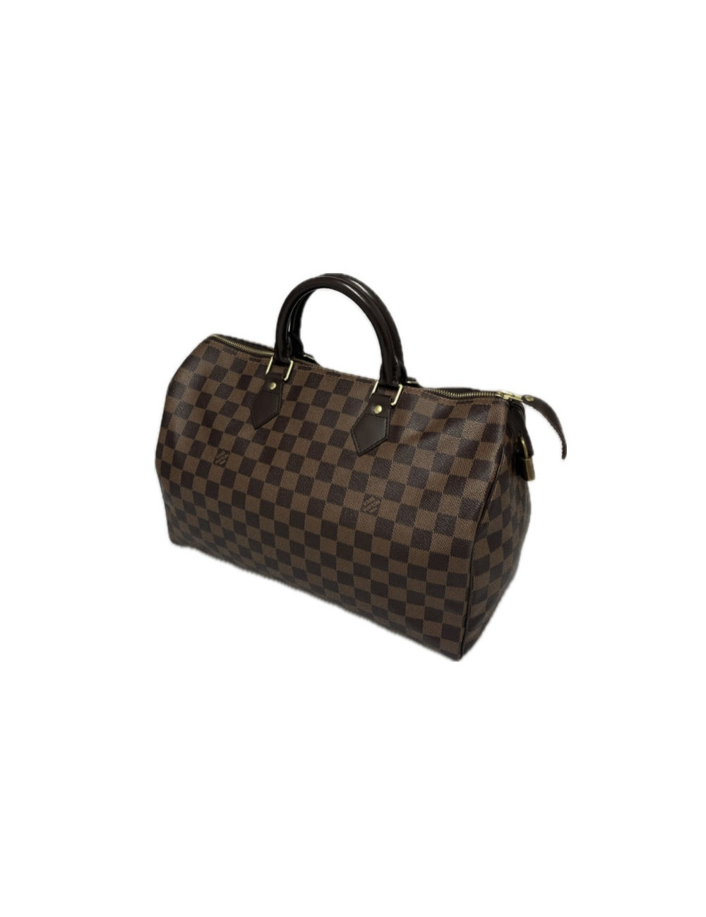 Speedy 35 Louis Vuitton Toile damier ébène