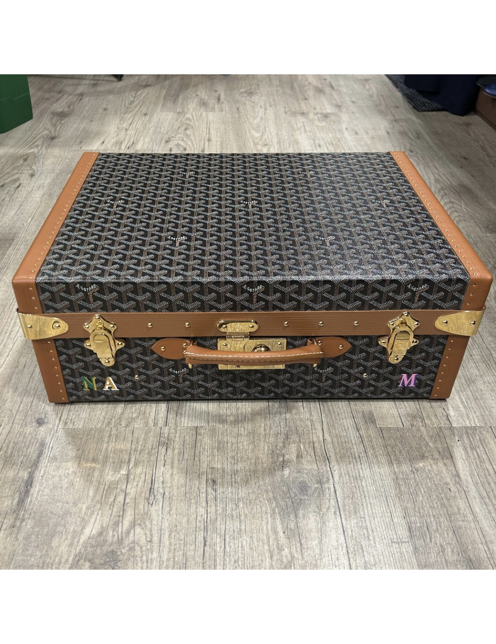 Valise Goyard Grand Hôtel T50 monogramme