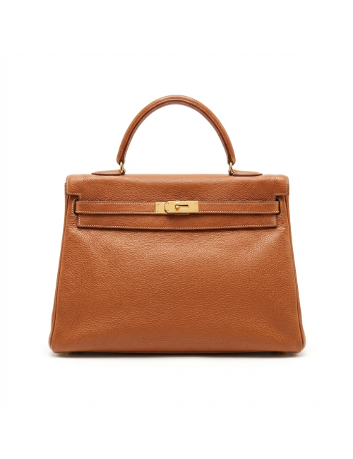 A REPARER Kelly 35 cuir cognac