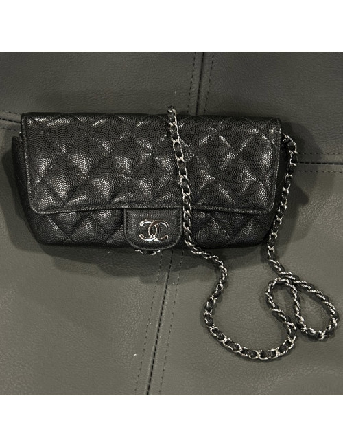 Mini sac Chanel cuir caviar
