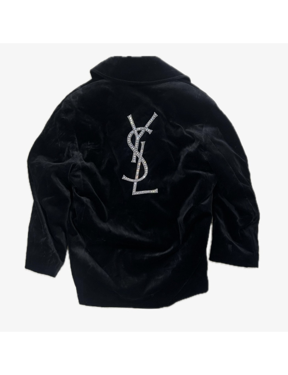 Blouson YSL velours noir
