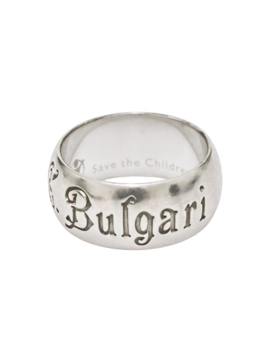 Bague BULGARI 125 years anniversary argent
