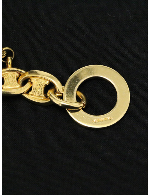 Bracelet CELINE Triomphe breloques Vintage