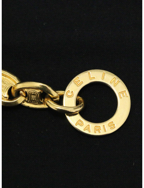 Bracelet CELINE Triomphe breloques Vintage