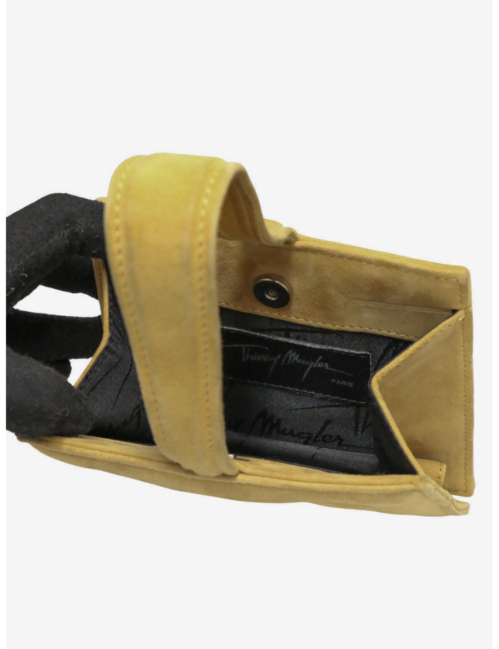 Mini sac Thierry Mugler beige