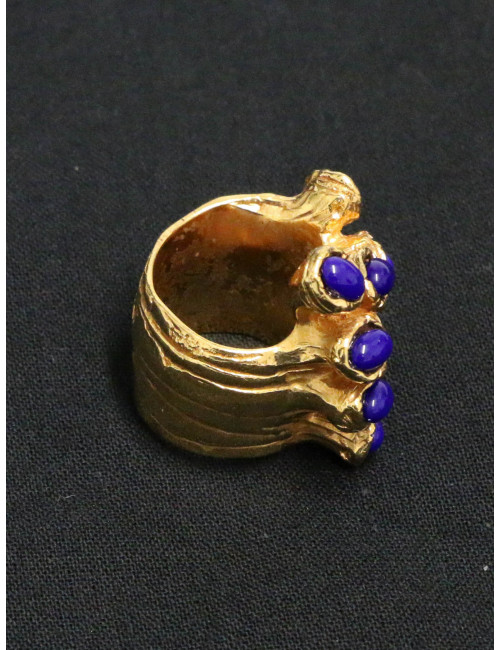 Bague YSL dorée