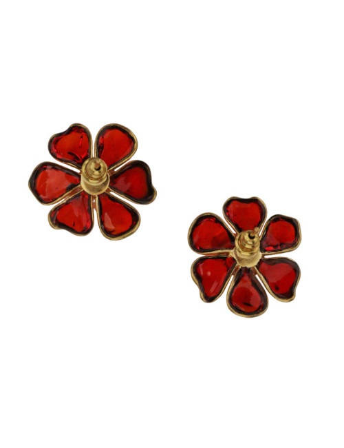 Clous d'oreille MARGUERITE DE VALOIS Topaze