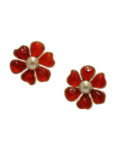 Clous d'oreille MARGUERITE DE VALOIS Topaze 2