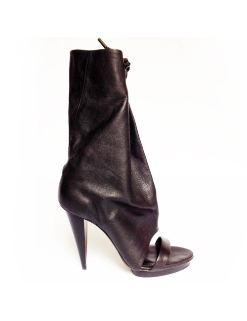 Escarpins BALANCIAGA T 36 façon bottines