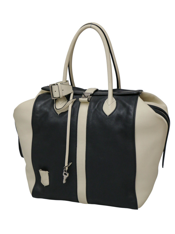 Sac Louis Vuitton cuir bicolore