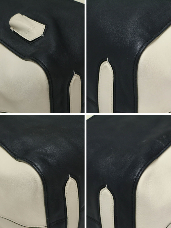 Sac Louis Vuitton cuir bicolore