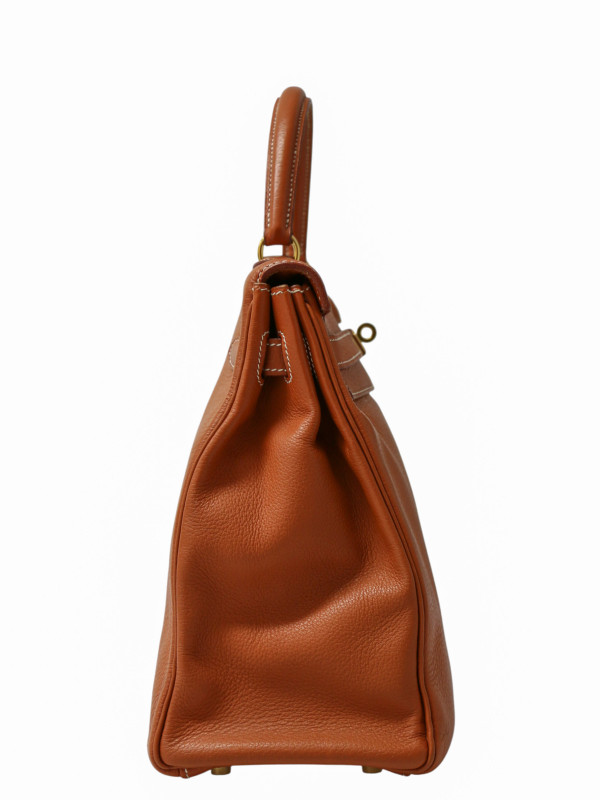 Kelly 35 cuir cognac