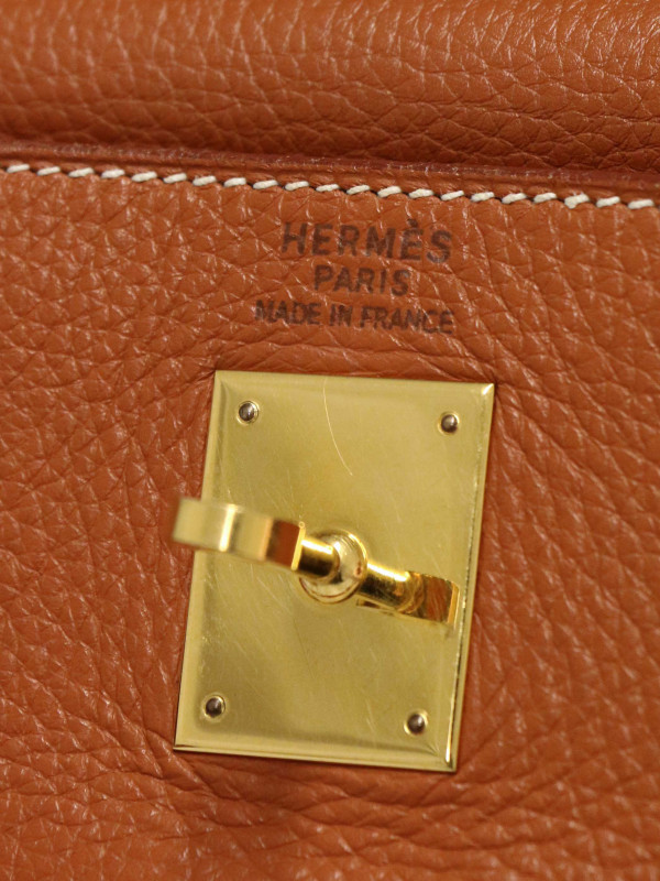 Kelly 35 cuir cognac