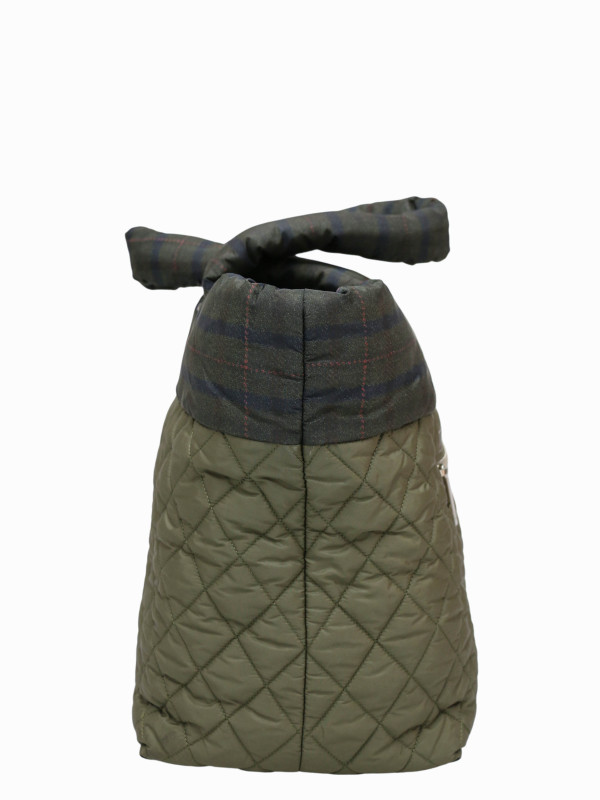 sac Tote Coco Cocoon Chanel Tartan kaki 2