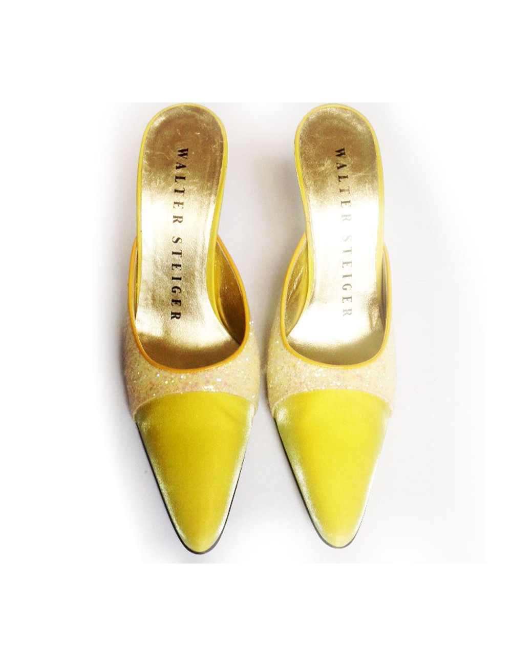 Escarpins jaunes WALTER STEIGER Taille 37,5