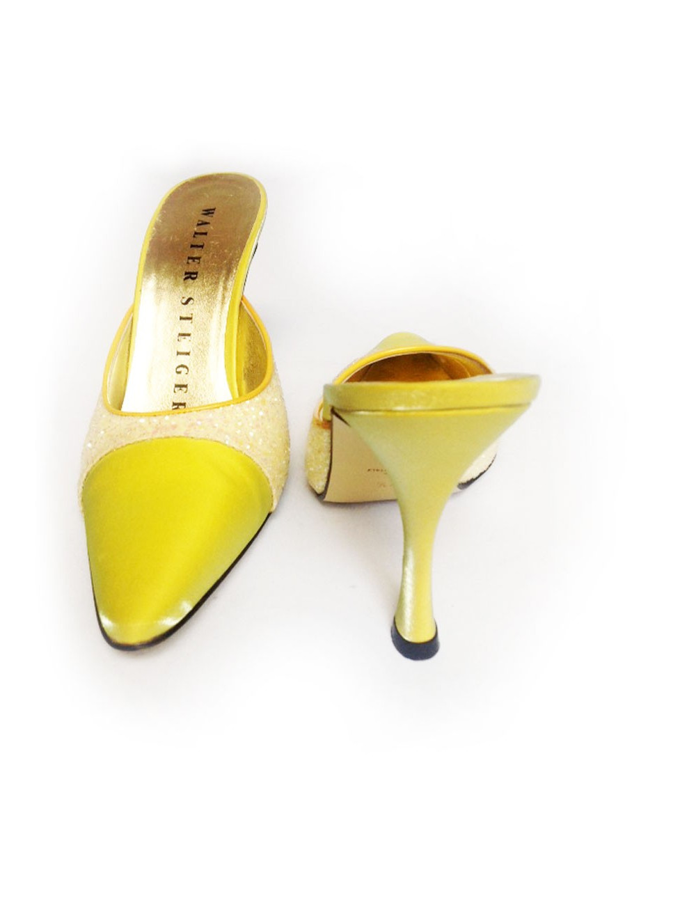 Escarpins jaunes WALTER STEIGER Taille 37,5