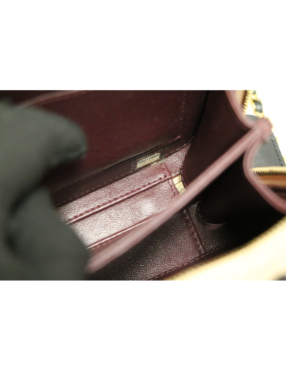 Mini vanity bandoulière Chanel bicolore