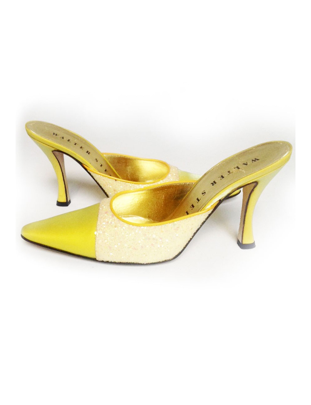 Escarpins jaunes WALTER STEIGER Taille 37,5