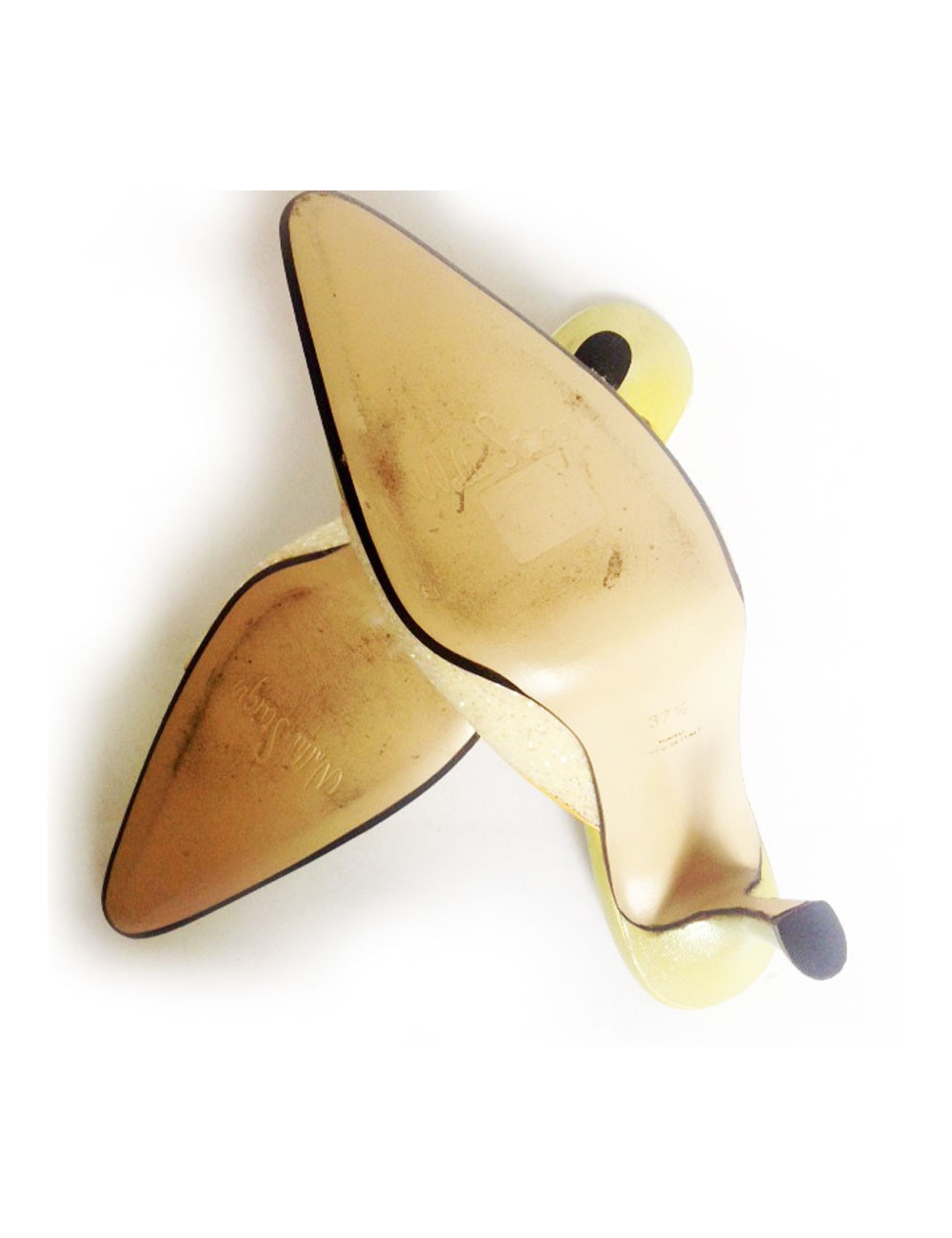 Escarpins jaunes WALTER STEIGER Taille 37,5