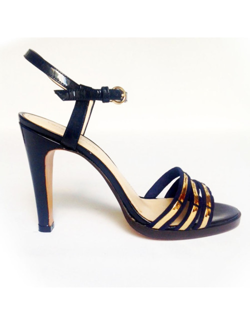 Sandales hautes bleu marine VANESSA BRUNO Taille 38