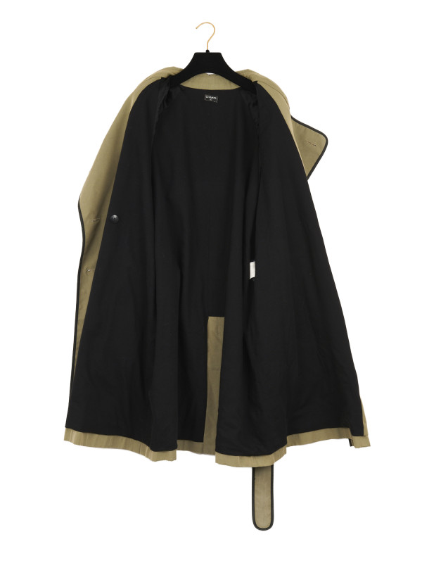 Trench Chanel kaki 1996-1998 T40