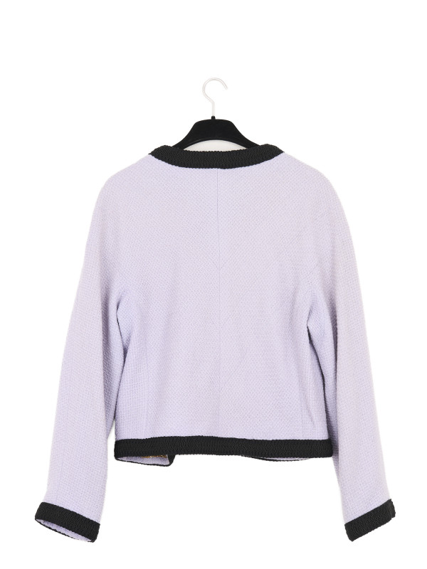 Vintage veste Chanel tweed lavande T40