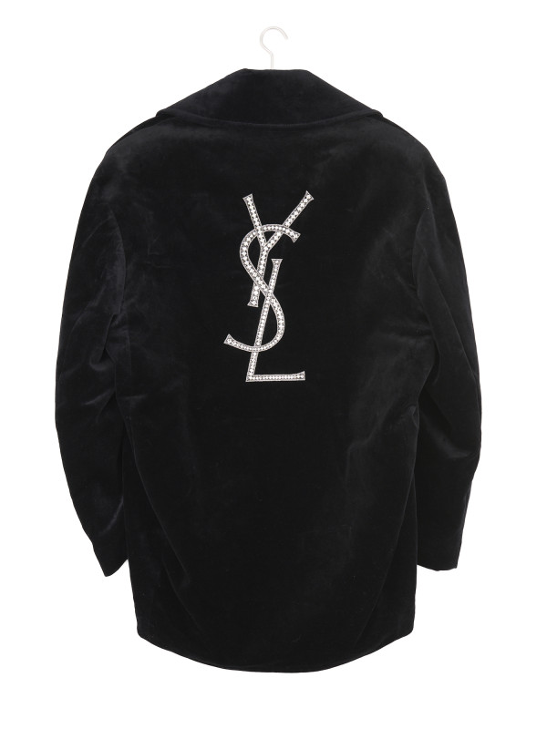 Blouson YSL velours noir