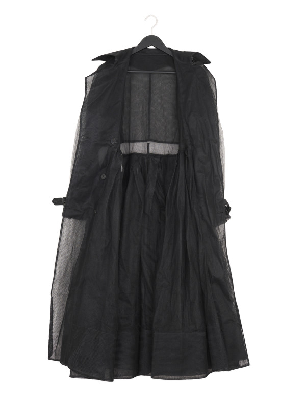 Trench Alexander McQueen tulle noir