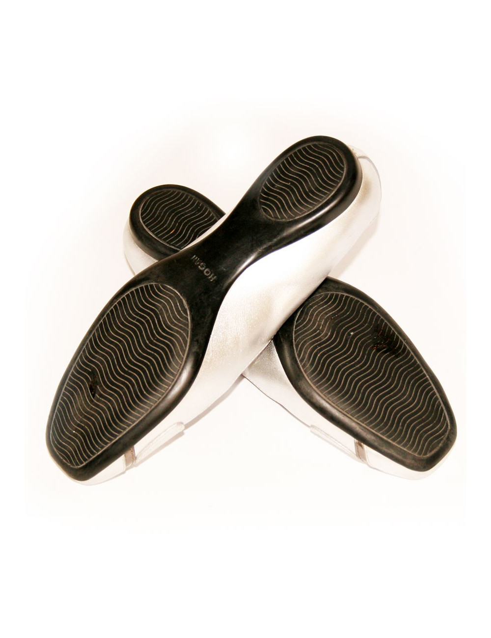 Ballerines argentées HOGAN Taille 37,5