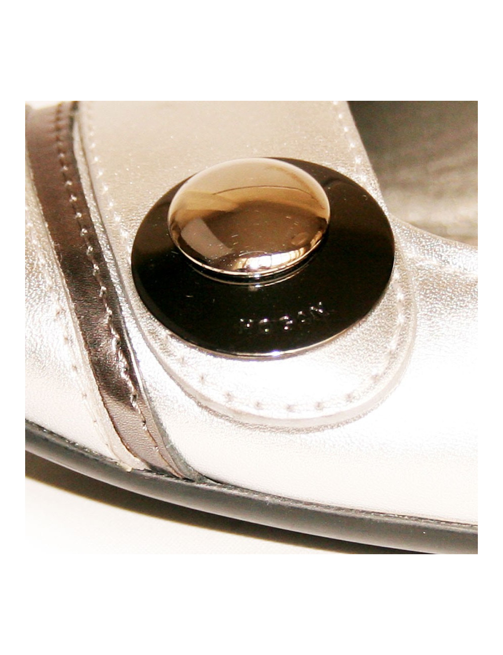 Ballerines argentées HOGAN Taille 37,5