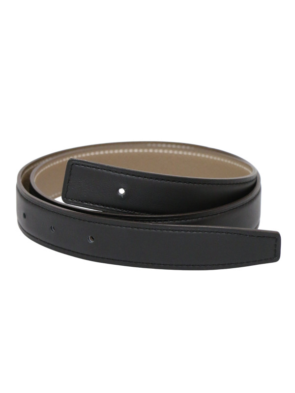 Ceinture HERMES réversible taupeT 75