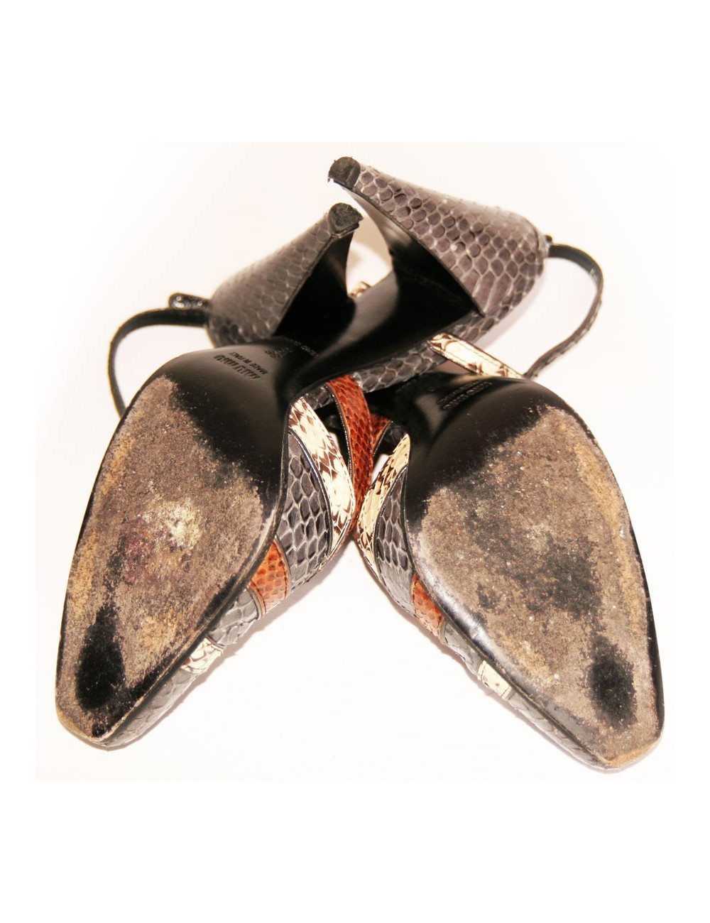 Escarpins en python MIU MIU Taille 38,5