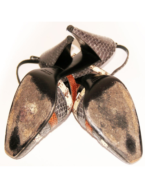 Escarpins en python MIU MIU Taille 38,5