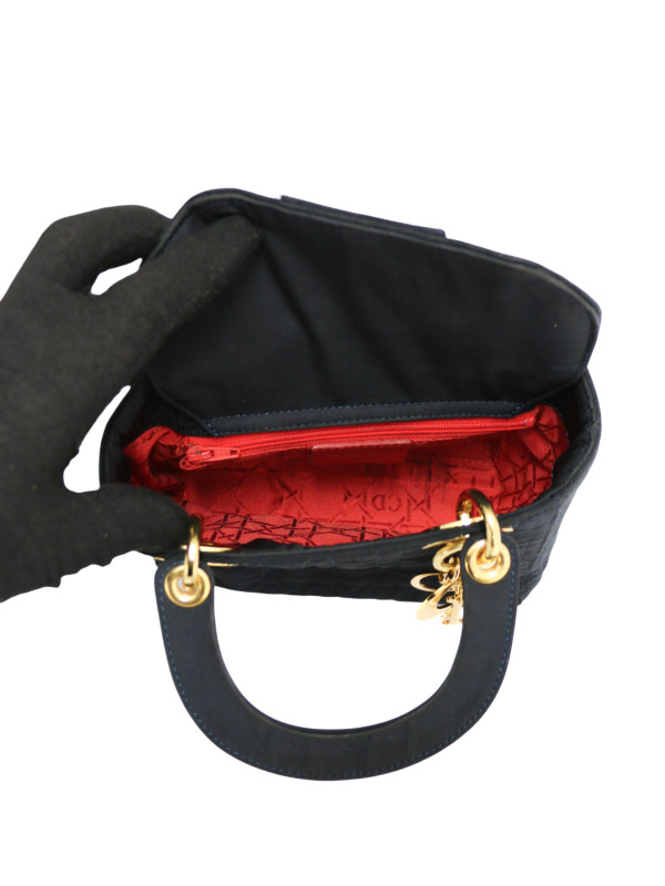 Mini Lady D Christian Dior toile noir
