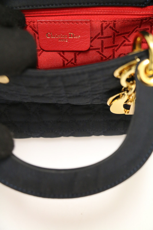 Mini Lady D Christian Dior toile noir