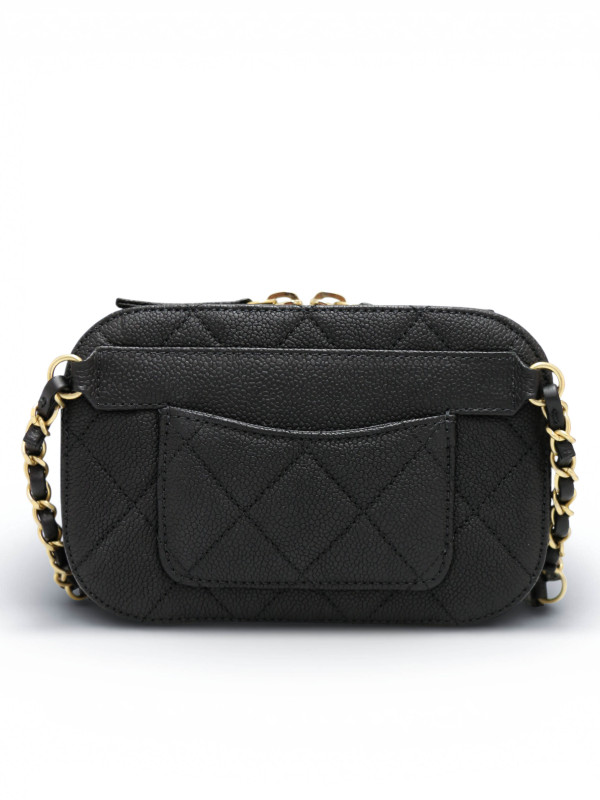 Ceinture pochette Chanel cuir caviar