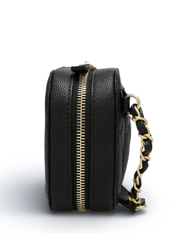 Ceinture pochette Chanel cuir caviar