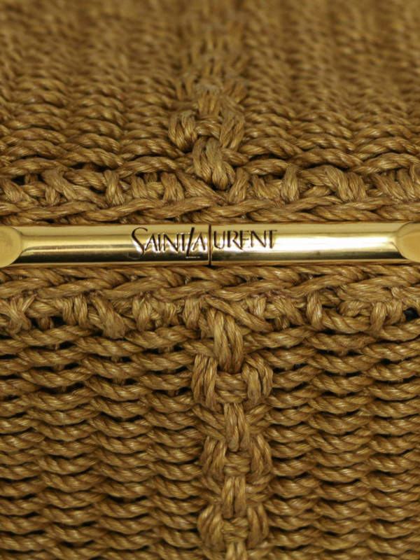 Sac YVES SAINT LAURENT cordage naturel