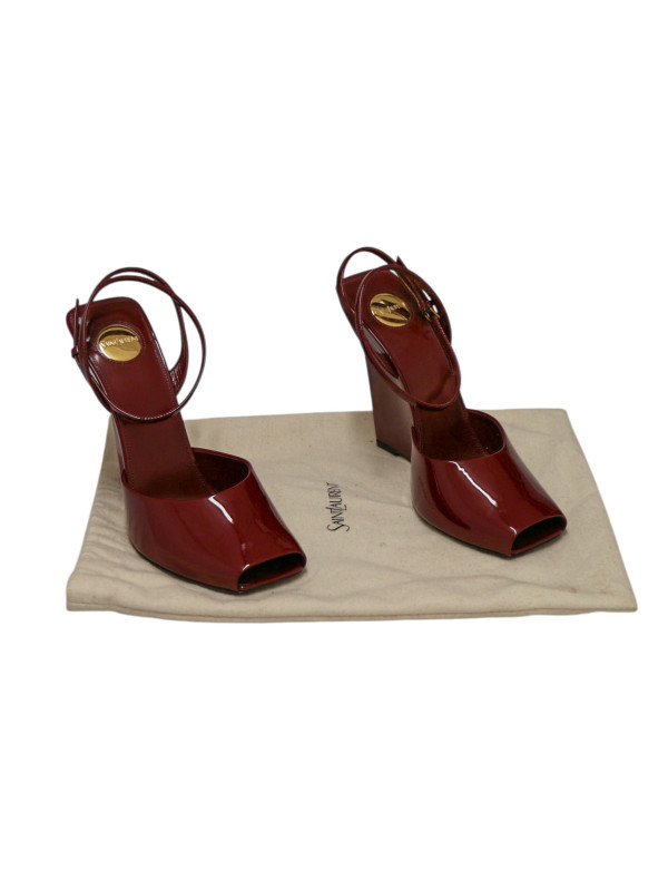 Escarpins Saint Laurent compensés T40