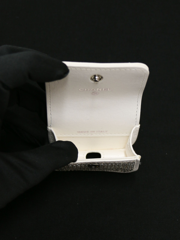 AirPods case Chanel strass