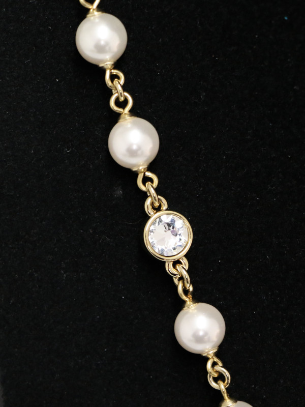 2024 Sautoir Chanel perles boule à facettes