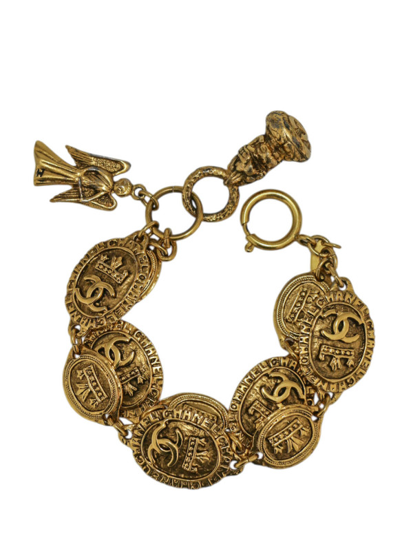 Vintage bracelet Chanel médaillon 2
