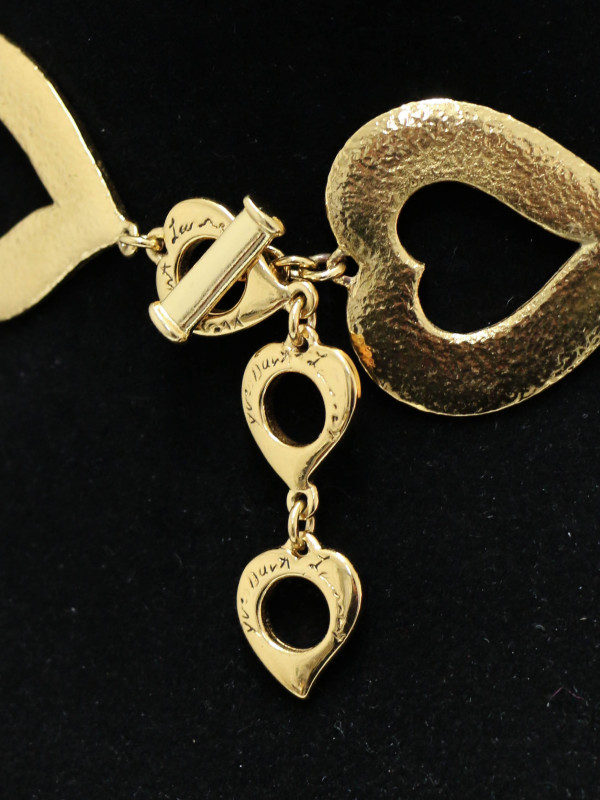 Collier coeur YSL vintage