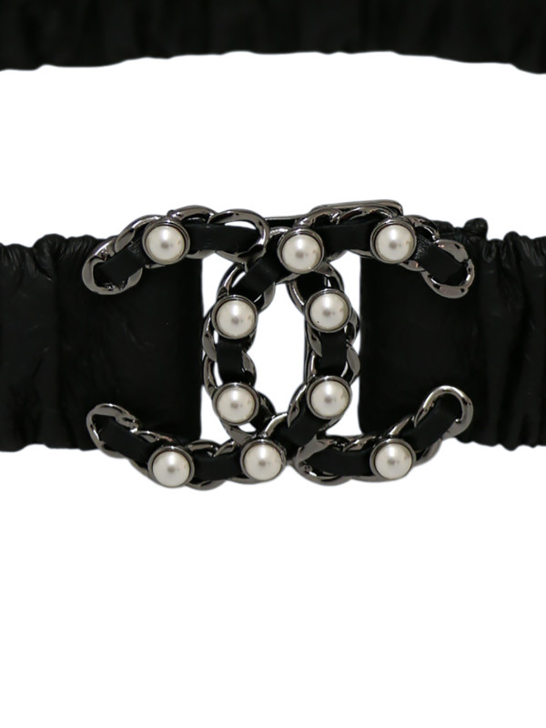 Ceinture Chanel cuir 2019 T36