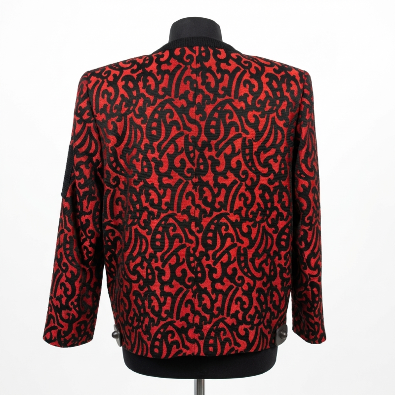 Veste YSL "Les Chinoises" rouge et noir 2